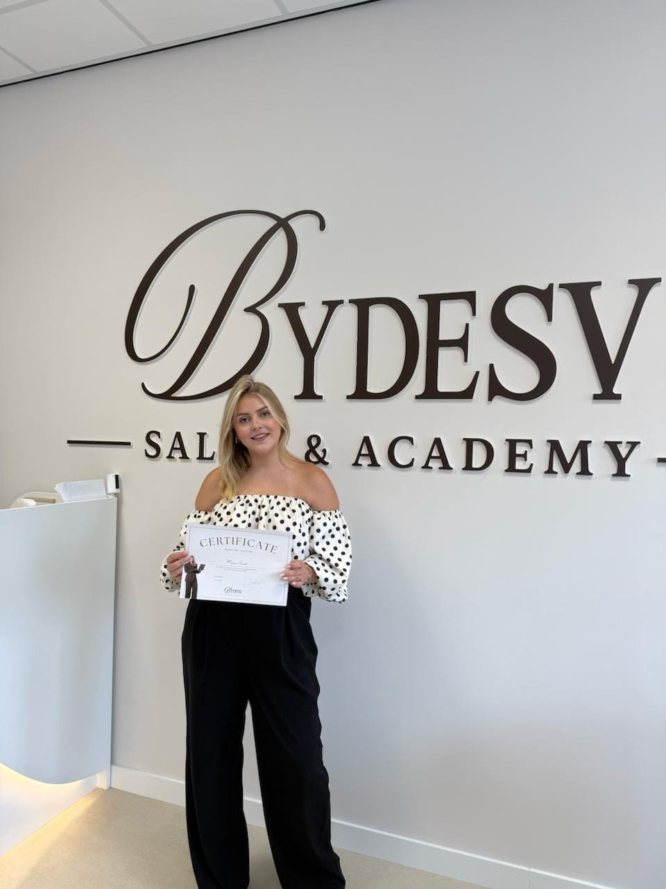 Certificaat na afronding